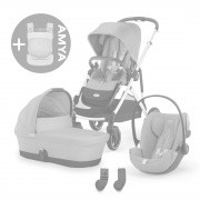 Gazelle 3in1 +AMYA - Moss Green/Moon Black